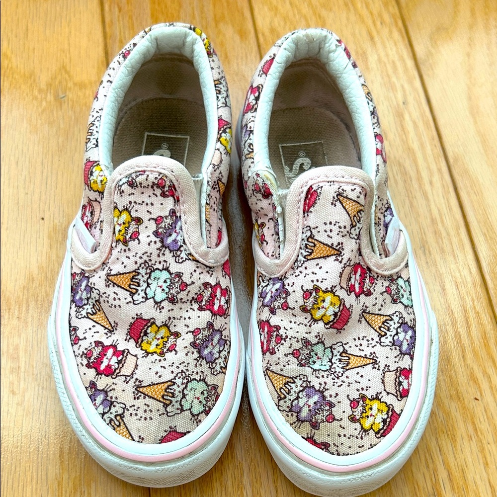 Vans Ice Cream Cat Print Slip-On Shoes